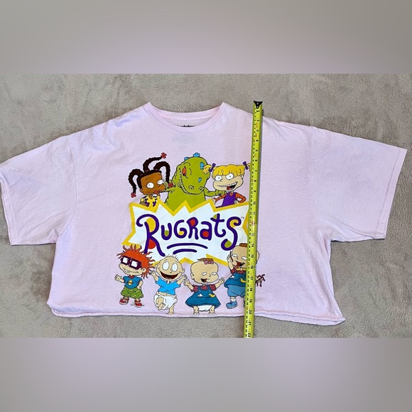 Nickelodeon Rugrats women's pink short sleeve crop top size 3X - Picture 5 of 6